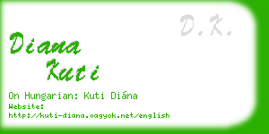diana kuti business card
